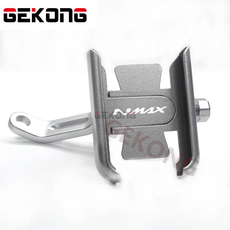 Fit For NMAX N-MAX 155 NMAX125 2015-2022 Newest Motorcycle Handlebar Rearview Mirror Mobile Phone Holder GPS stand bracket