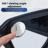 Car Rearview Rain Eyebrow Blind Spot Mirror Small Round Mirror 360 Degrees Parking Auxiliary Mirror Shield Accessories