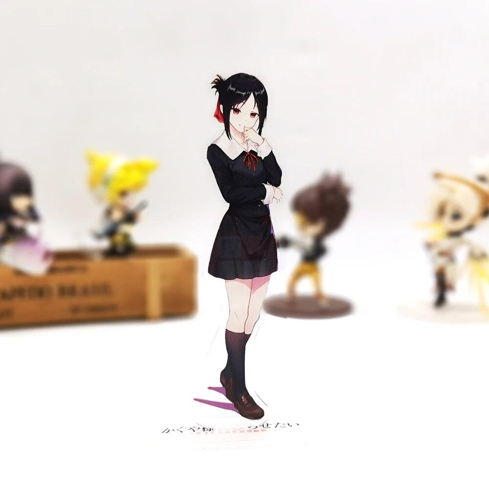 Kaguya Sama Love Is War Kokurasetai Tensaitachi No Renai Zunousen Shinomiya Chika Acrylic Stand Standee Toy Figure