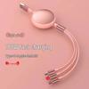 100W Type-C 3-in-1 Fast Charging Cable for Huawei, Android, and Apple Devices