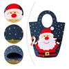 Christmas Bags For Treats 4 Pieces Santa Claus Christmas Candy Bags Handbag Cute For Prizes Cake Beer Bottles Chocolates