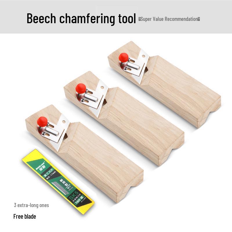 45° V-Groove Gypsum Board Chamfering Planer - Sound-Absorbing Woodworking Tool