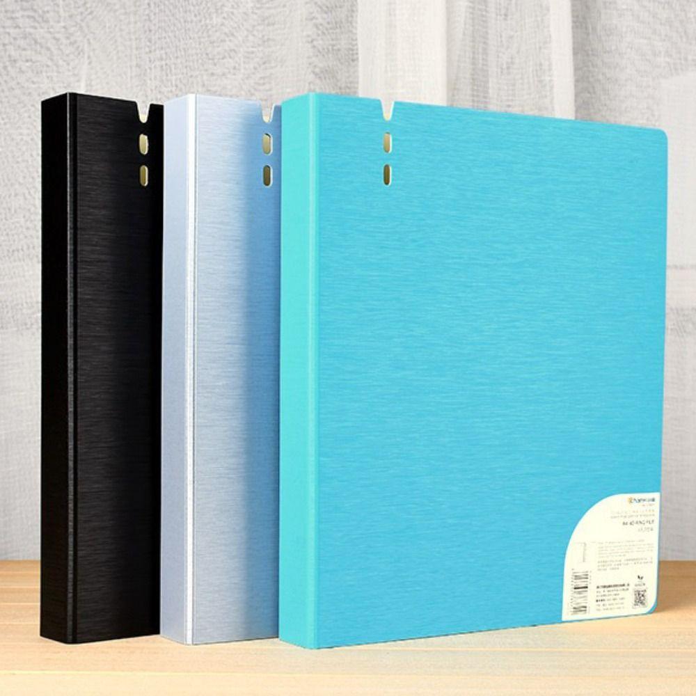 4 Hole Display Book Waterproof Ring Binder Folder New A4 File Folders  Stationery