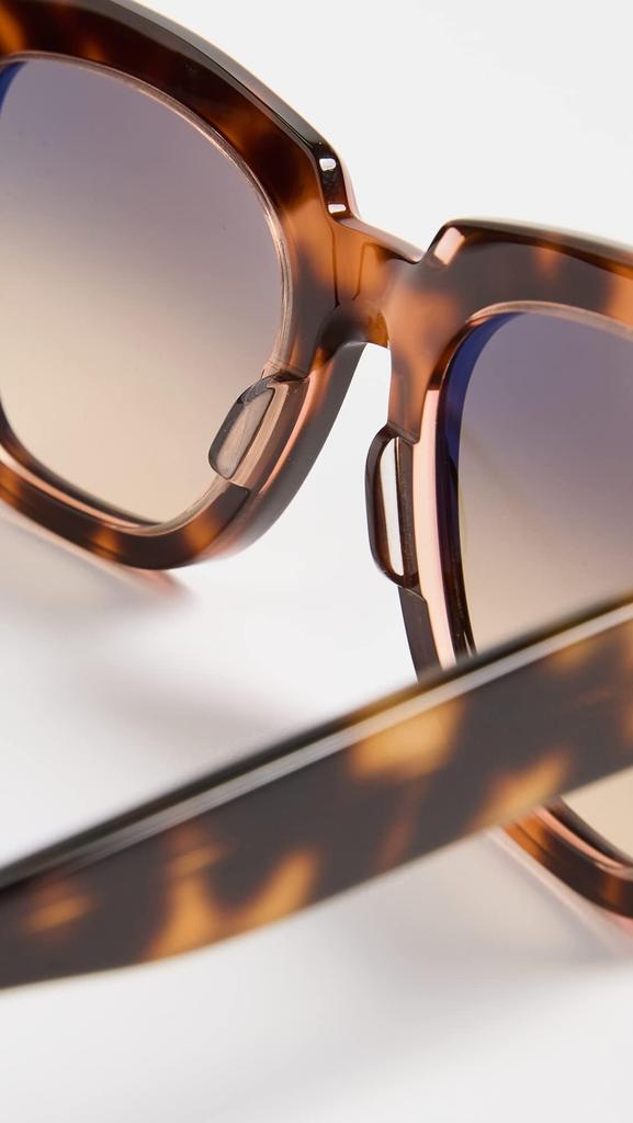 Sunglasses 0RB2186 STATE STREET HAVANA ON TRANSPARENT VINTAGE LENS 49 [Ray-Ban] PINK/BROWN