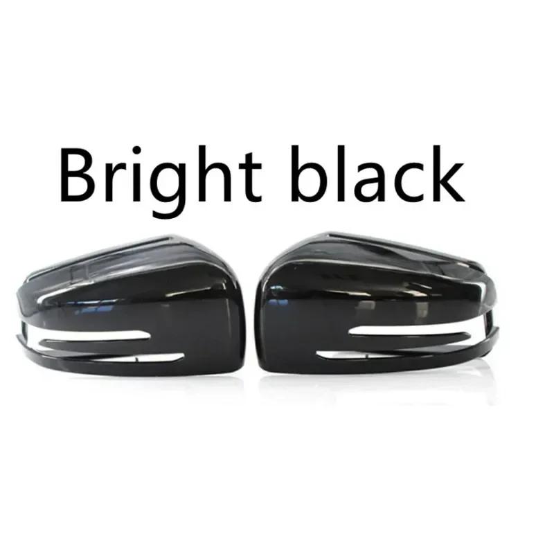 For Mercedes Benz A B C E S CLA GLA GLK CLS Class W176 W204 W117 X156 X204 Carbon Fiber Side Door Rearview Mirror Cap Cover Trim