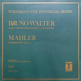 

LP Record BRUNO WALTER, WIENER PHILHARMONIKER - Mahler: Symphony No. 9 THS650089 TURNABOUT 1973 US Classical Used