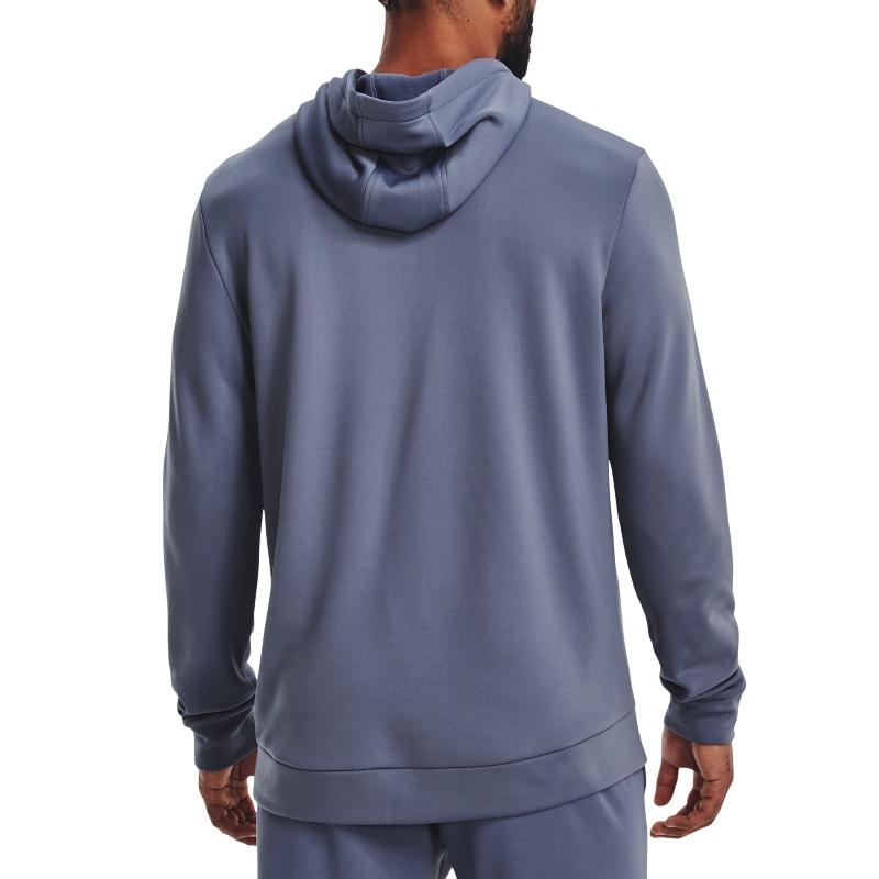 Under Armour Logo Buchstaben Print Kordelzug Hoodie Herren Oberteile Blau 1373356-767