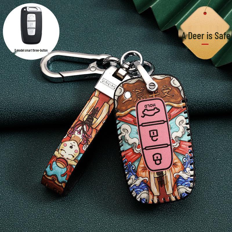 Hyundai Car Key Cover for 20 Models: Ix35, Festa, Ix25, Verna, Santa Fe, Encino, Guochao
