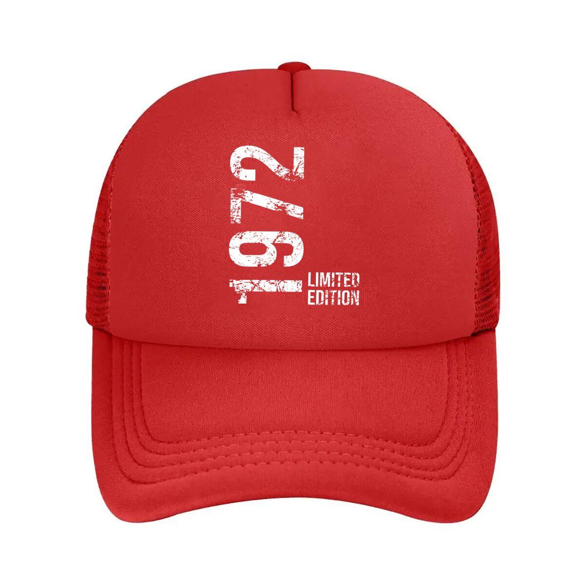 Limited Retro  Inspired Vintage Text Art Design Mesh Baseball Cap One Size