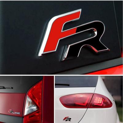 FR wyścigi flaga metalowe okno godło pieczęć lew FR + Cupra Ibiza Altea Exeo formuła Racing Design