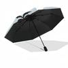 1pc Tropical Sunset Island Scene Umbrella with Plastic Handle, Suitable for All Seasons Outdoor PT403