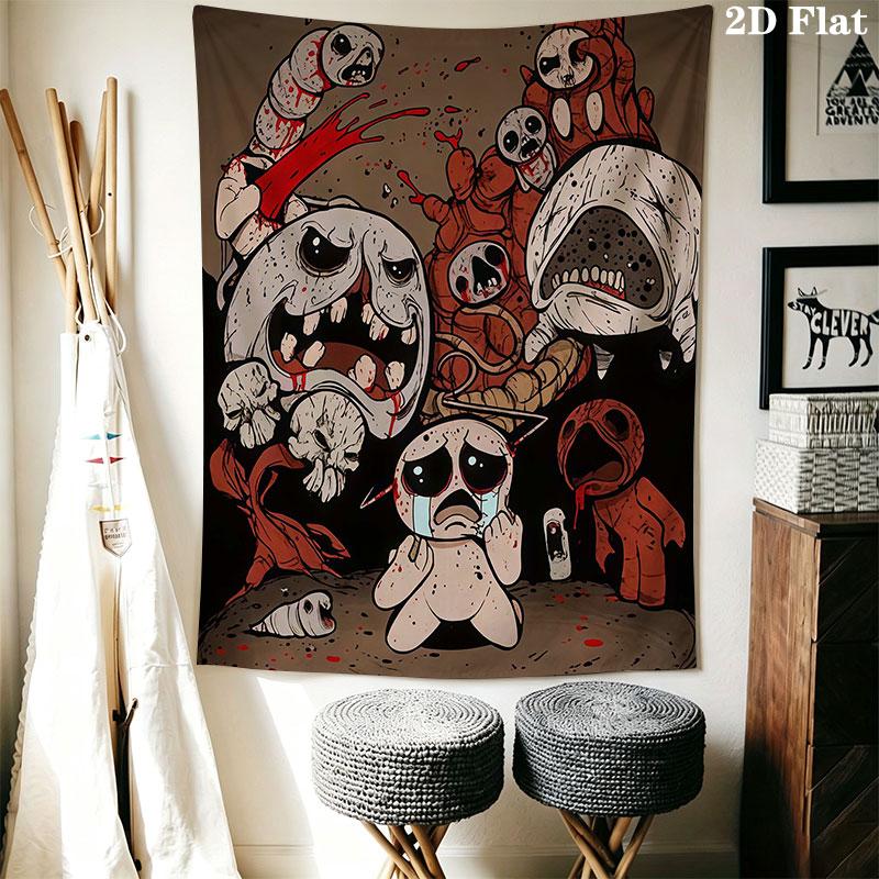Gothic Wall Hanging Printed Fabric Blanket Decorative Tapestries for Bedroom Living Room Home Decor