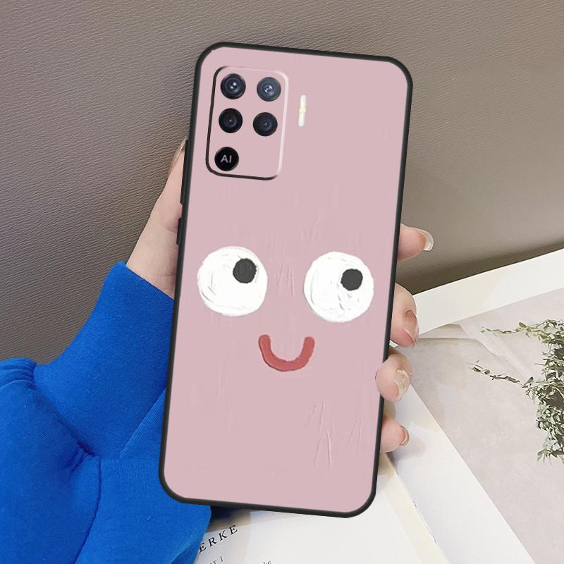 Funny Expression Case For Oppo A77 A57 A17 A60 A80 A40 A74 A54 A94 A78 A98 A18 A38 A58 A96 A76 A16 A15 A5 Pro