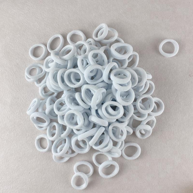 

100 шт./уп. Маленькие резинки для волос для детей 3 см Эластичный нейлоновый набор резинок для волос Держатель для хвостика для девочек Резинки для волос Веревки Головной убор для малышей