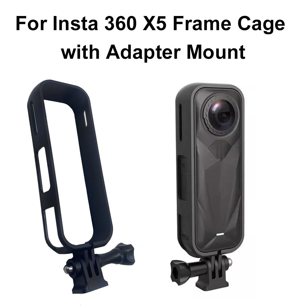 For Insta360 X5 Protective Camera Housing Frame For Insta360 X5 Anti Fall Plastic Simple Camera Frame Camera Mount Accessories