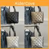 Stylish Medium-sized Women's Tote Bag In Black Gold White Silver For Everyday Fashion