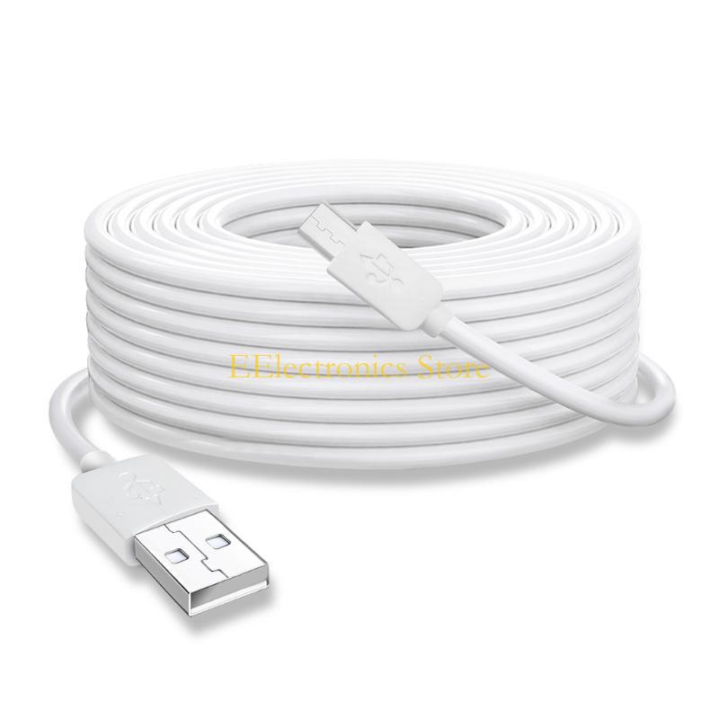B03C Super Long USB to Micro USB Charging Cable for Thermometer / Camera Long Durable Wire 393.7in/590.55inch