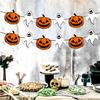 Halloween Hanging Ornament Pumpkin Ghost Design for Home Party Wall Decoration Festival Prop for Halloween Decor and Supplies