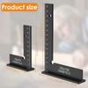 2Pcs Engineer Square Ruler Portable Machinist Square Aluminum Alloy 90 Degree Right Angle Ruler Precise Carpenter Measuring Tool