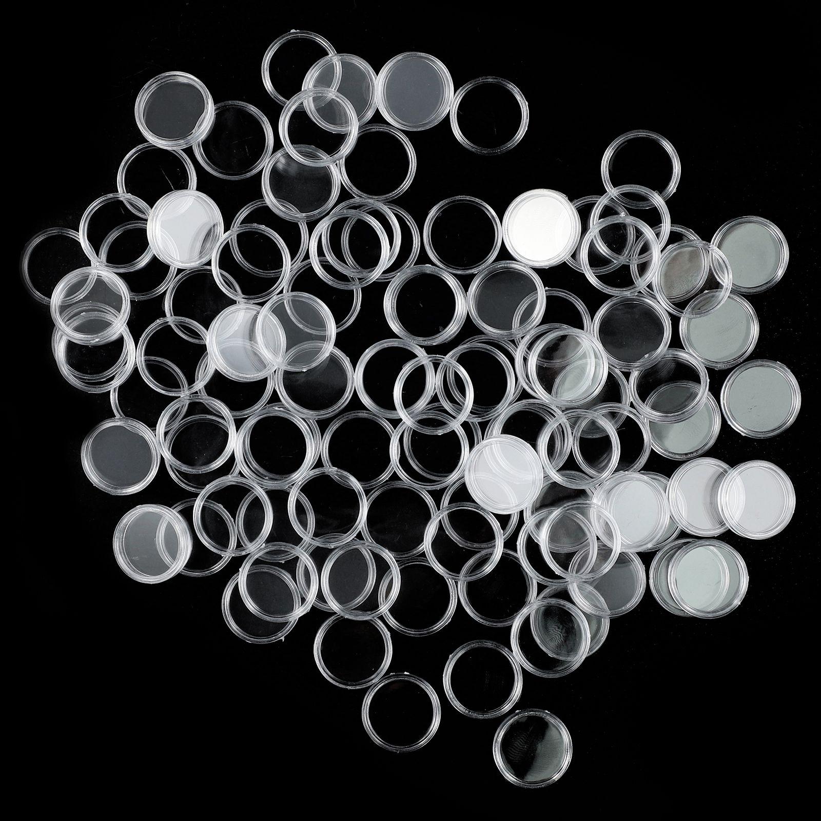 

Capsules Coin Holders Case Storage Ceremony Clear Commemorative Container Display Gifts Medal Organizer 100pcs China Mainland