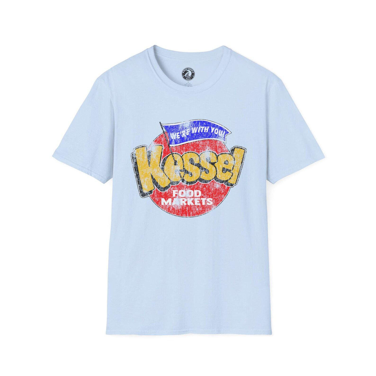 Kessel Food Markets Retro Logo T-Shirt | Vintage Distressed Michigan Grocery Graphic Tee 4XL