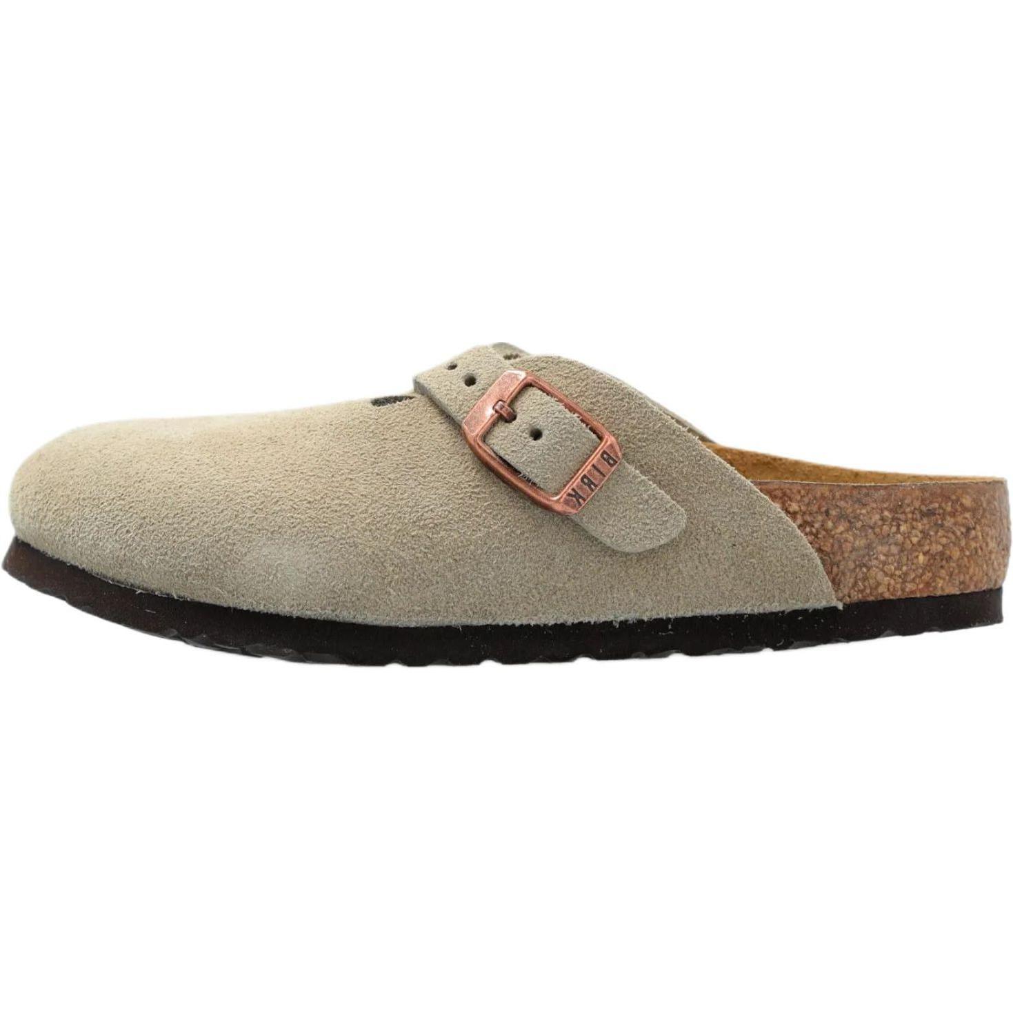 Birkenstock Boston Suede Kids Taupe Kids Sneakers Tan 1027875 26