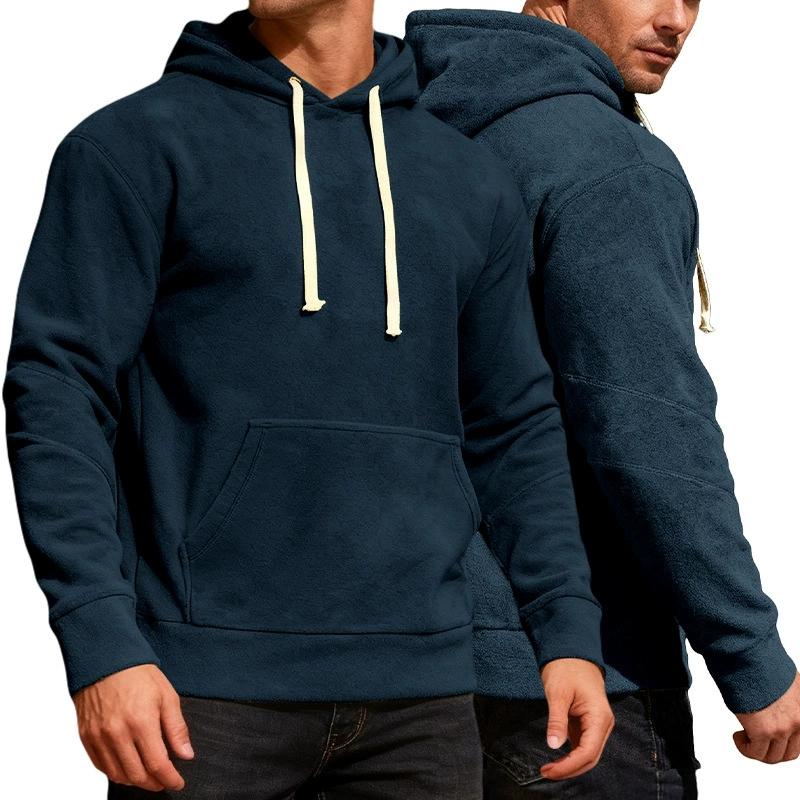 

Men s Casual Sportswear Hoodie Sweatshirt Loose Fit with Pockets Polyester Fleece Long Sleeve Autumn Winter Fashion XXXL