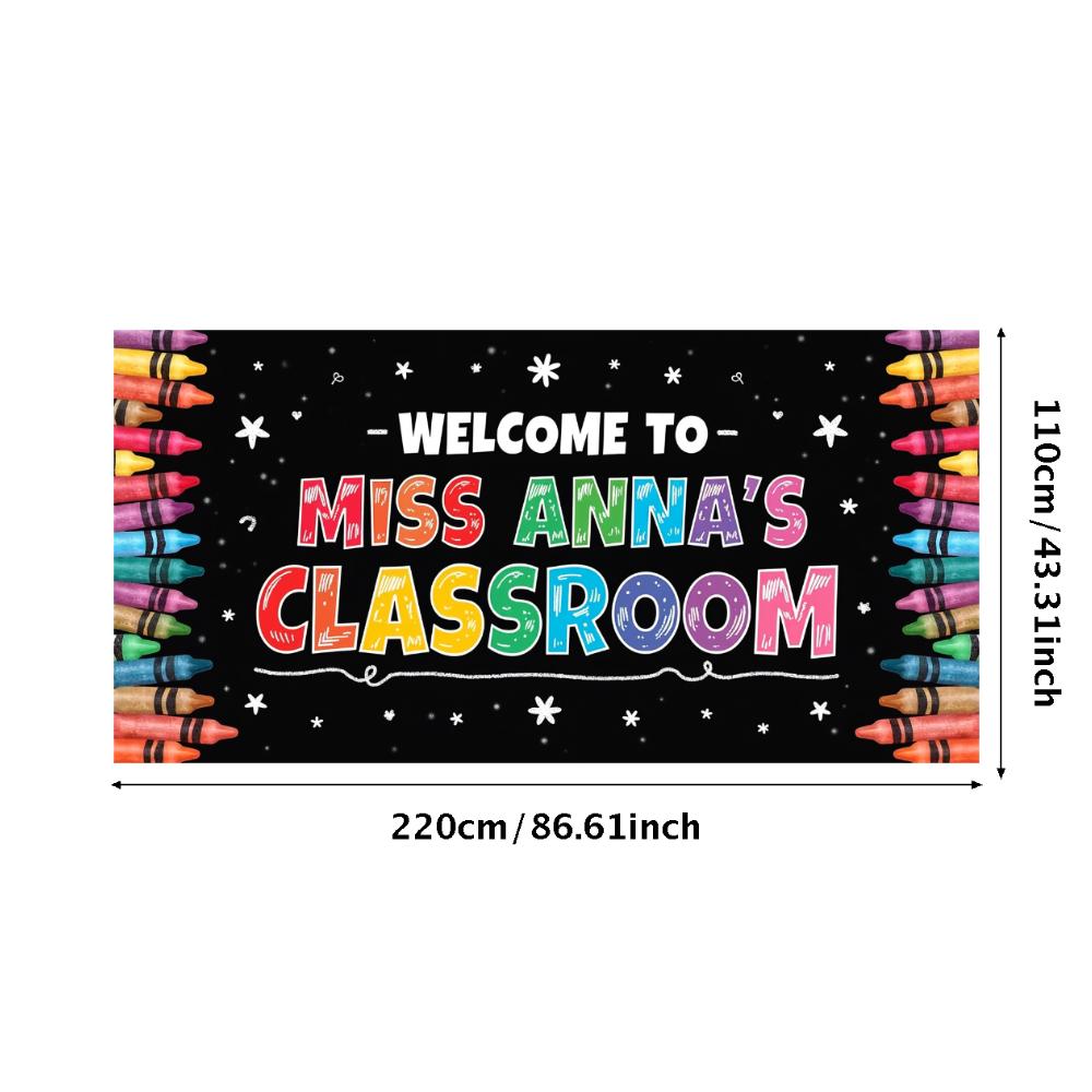 Decoration Decor Banner for  Classroom Teacher Party
