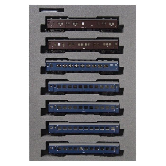 KATO N Gauge 10 Series Night Express Daisen 7-Car Expansion Set 10-1450 Railway Model Passenger Car