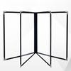 Menu Folder Double Panels Transparent Letter Size Holders Metal Corners Menu Covers for Hotel Restaurant Bar Cafe