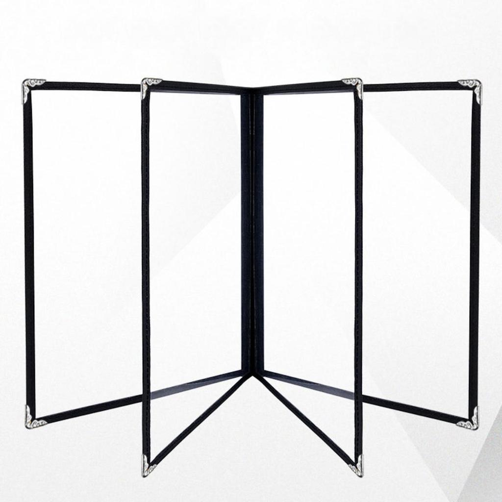 Složka na menu Dvojité panely Průhledné Kapsy na formát Letter Kovové rohy Obaly na menu pro Hotel Restauraci Bar Kavárnu