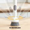 Household Refillable Rotating Pot Brush Dishwashing Pot Cleaning Brush Kitchen Refilling Pot Brush Long Handle Revolving Cleaning Brush