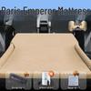 Paris Car Bed Mattress: Inflatable Rear Seat Sleeping Pad and Trunk Air Cushion