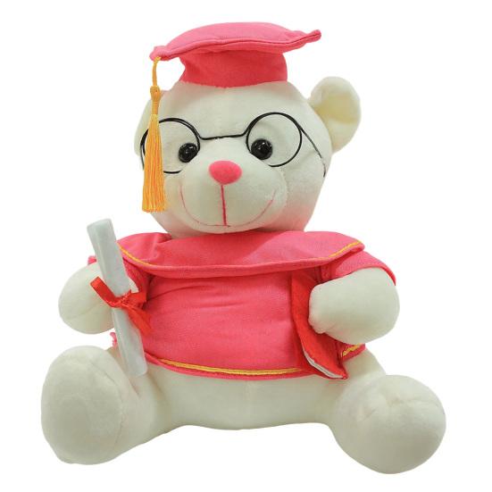 Urso de Pelúcia de Formatura, Animal de Pelúcia Macio, Ursinho Personalizado da Turma de 2026 com Robe Bordado, Lindo Presente de Formatura para Ela ou Ele