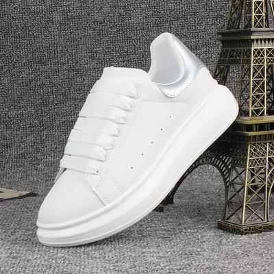 White Shoes for Men Thick Soles for Men Skateboard Shoes for Lovers Casual Sports Shoes for Men Light Travel Shoes