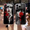 Glam Lady Phone Case For iPhone 17 16e 16 15 14 13 12 11mini Pro Max X XR XSMAX 8 7 Air Plus Soft Cover