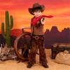 Cowboy and Cowgirl Costume Set Includes and Foldable Hat Perfect for Western Halloween School and 4 Styles [RUIXIA1] Kids' (2-Piece Set, 3-Piece Set)