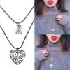 Fashion Trend Niche Bear Love Pendant Collarbone Chain Temperament Simple Cold Wind Adjustable Long Chain Necklace