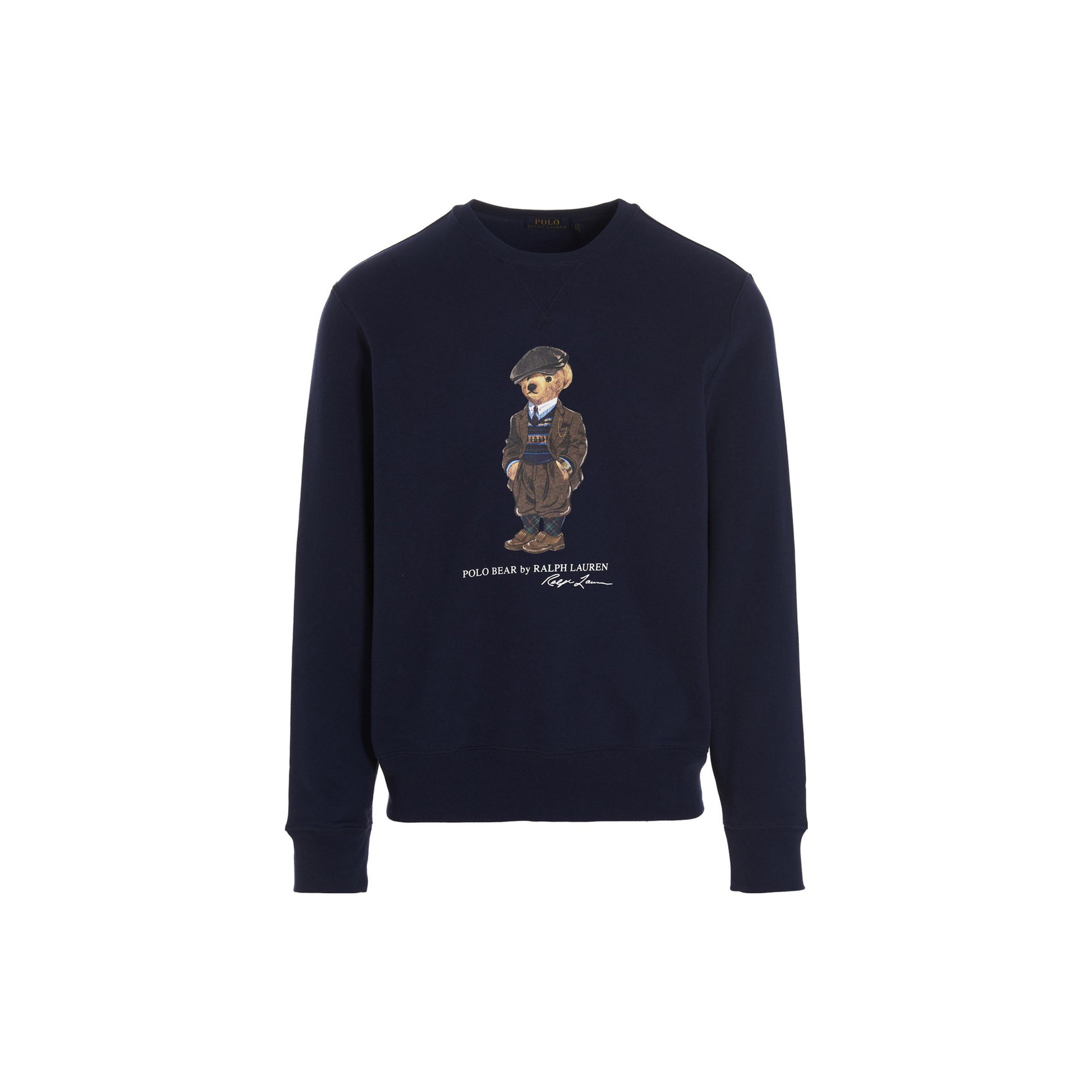 

Свитшот мужской Polo Ralph Lauren с принтом букв и плюшевым мишкой, синий 710853308-014 M