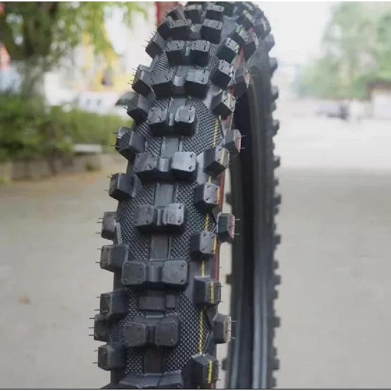Anvelope pentru motociclete off-road, față 80/100-19, spate 120/90-16, anvelope interioare și exterioare cu profil mare tip „carapace de broască”