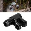 2024-RC Steering Servo Horn Arm High Accuracy CNC Aluminum Alloy Servo Arm Replacement for TRAXXAS 1/5 RC Car Black