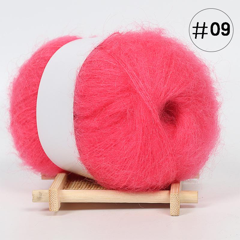 5Pcs Baby Mohair, Hand-woven DIY Sweater Scarf Thread Baby Thread Fine Wool