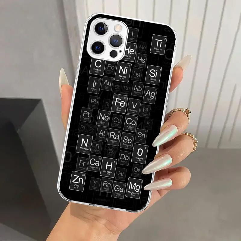 Physics Chemical Mathematics Phone Case for Iphone 17 Air 16 15 Plus 14 13 Mini 12 11 Pro Max 16E 7 8 SE 2020 Soft Funda Print S