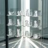 5 pcs Magnetic Acrylic Figure Stand Self-Adhesive Dolls Stand Shelf  For Dolls
