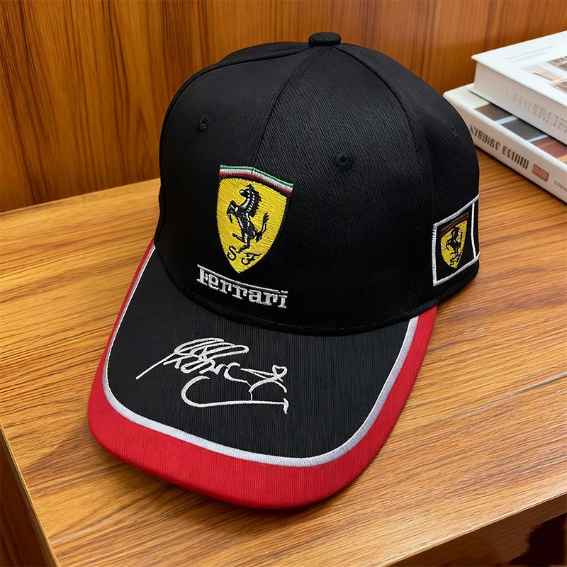 Stickerei Abzeichen Baseballkappe Herren Damen Hut Sonne Outdoor Sommer Sportkappen Verstellbar Für Ferrari 458 488 599 612 FF F12 Roma