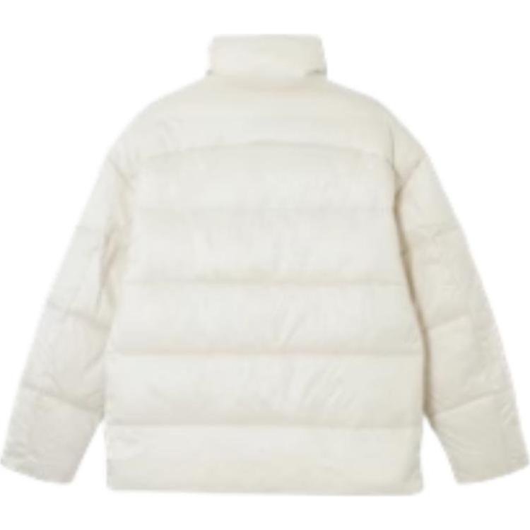 Puma Geacă de bază matlasată cu guler stand caldă confortabilă elegantă haină din bumbac pâine jachete bărbați alb ca zăpada 687432-80