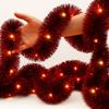 Christmas Tree Led String, Red, Battery-Operated, For The Christmas Tree, 6 Meters