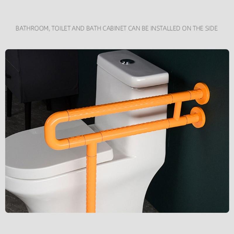 Nonslip Bathroom Handle Elderly Support Shower Rail Toilet Handrail Stainless Steels Grab Bar Easy Installation
