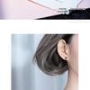 Beixi S925 Sterling Silver Red Heart Stud Earrings - Trendy, Elegant Jewelry for Women