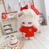 New Year Red Doll Sweaters Fashion Warm Tops Clothes Accessories  10cm Cotton Doll/Idol Dolls